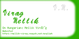 virag mellik business card
